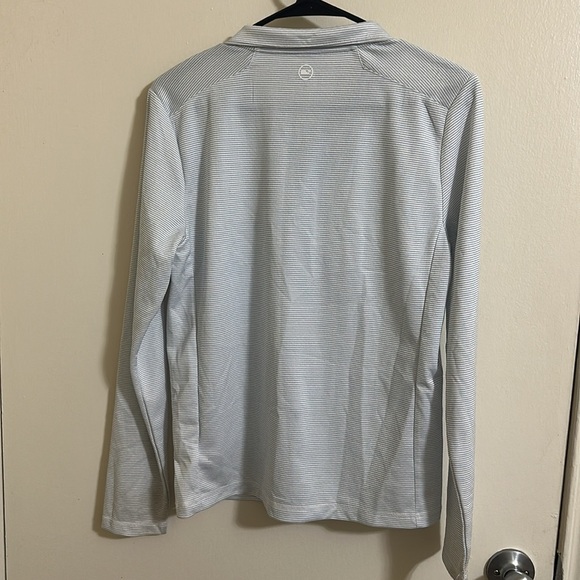 EUC Vineyard Vines Boys Striped Performance Sankaty Quarter Zip Pullover XL (18) - Picture 5 of 5